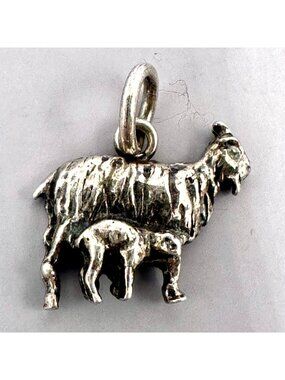 Sheep Lamb Pendant Sterling Silver Motherhood Farm Animal Hallmarked Charm